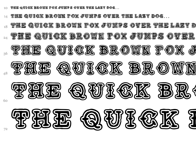 Love and Hate font waterfall